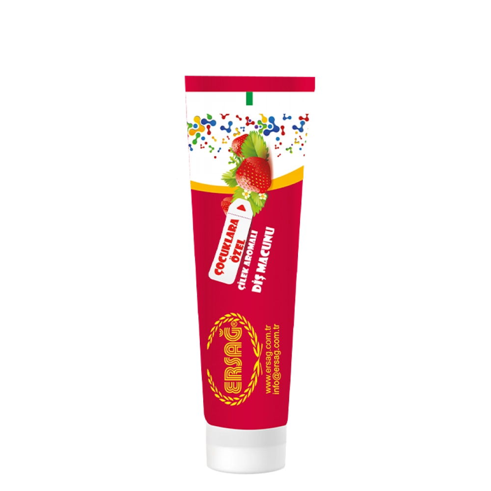 Çocuklar için Diş macunu çilekli 100 ML (204)