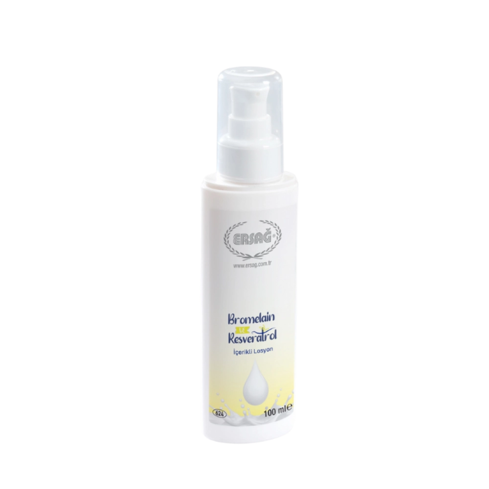 Bromelain ve resveratrol içerikli losyon 100 ML (624)