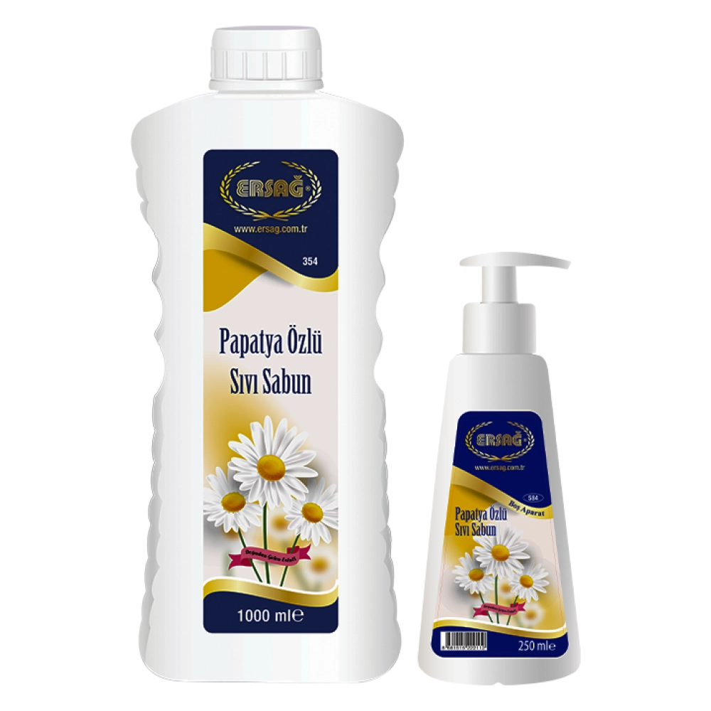 Papatya özlü sıvı el sabun 1000 ml (354-356)